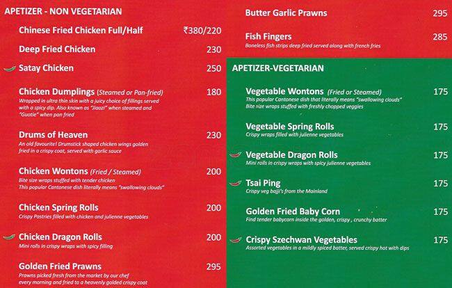 Chung Wah Menu Menu For Chung Wah Koramangala 5th Block