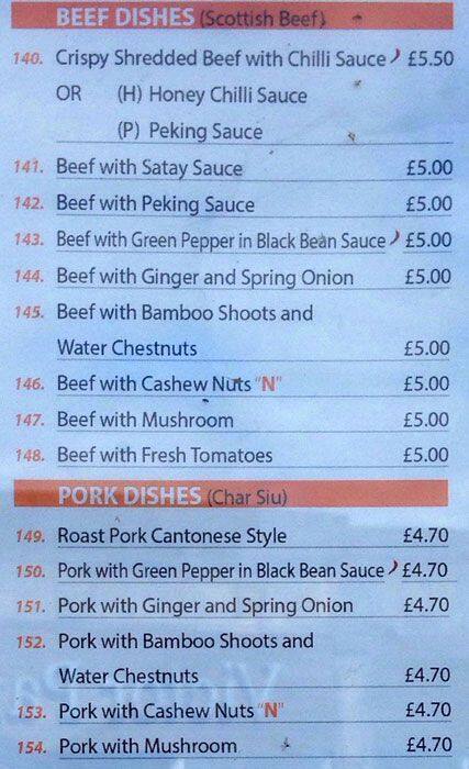 So Good menu