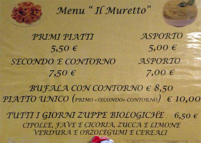 Menu di Casa Del Caffe 