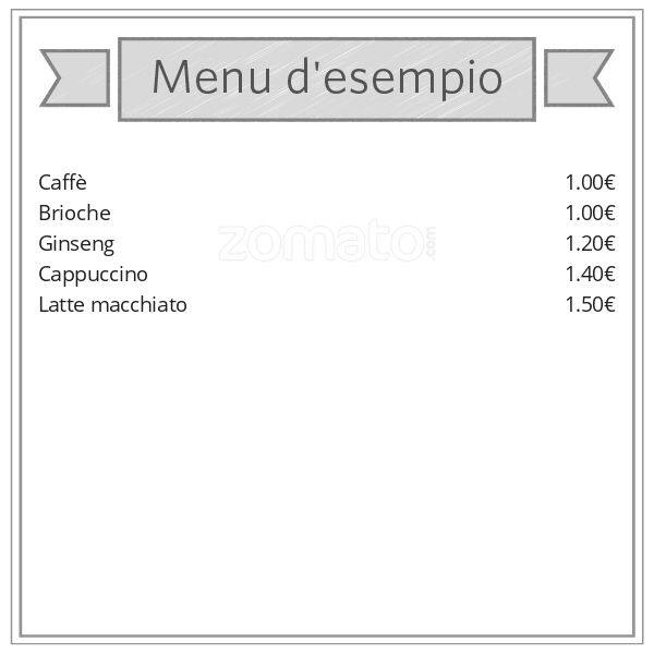 Menu di Bar Ravelli 
