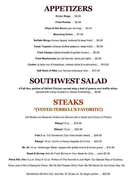 Cole Mountain Feed Store Menu, Menu for Cole Mountain Feed Store