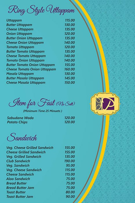 Parivar Veg Restaurant Best family Restaurant menu