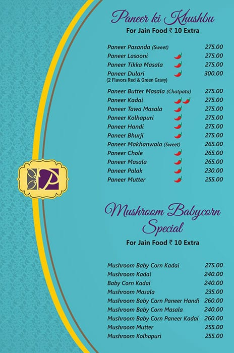 Parivar Veg Restaurant Best family Restaurant menu