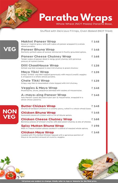 BOX8 - Desi Meals menu