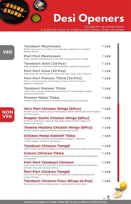 BOX8 - Desi Meals menu