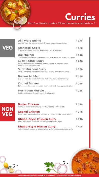 BOX8 - Desi Meals menu