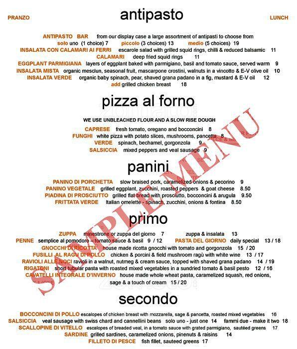 grano menu
