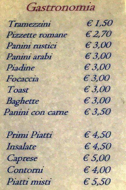 Menu de Coffee Cornelia Cornelia Ltd.