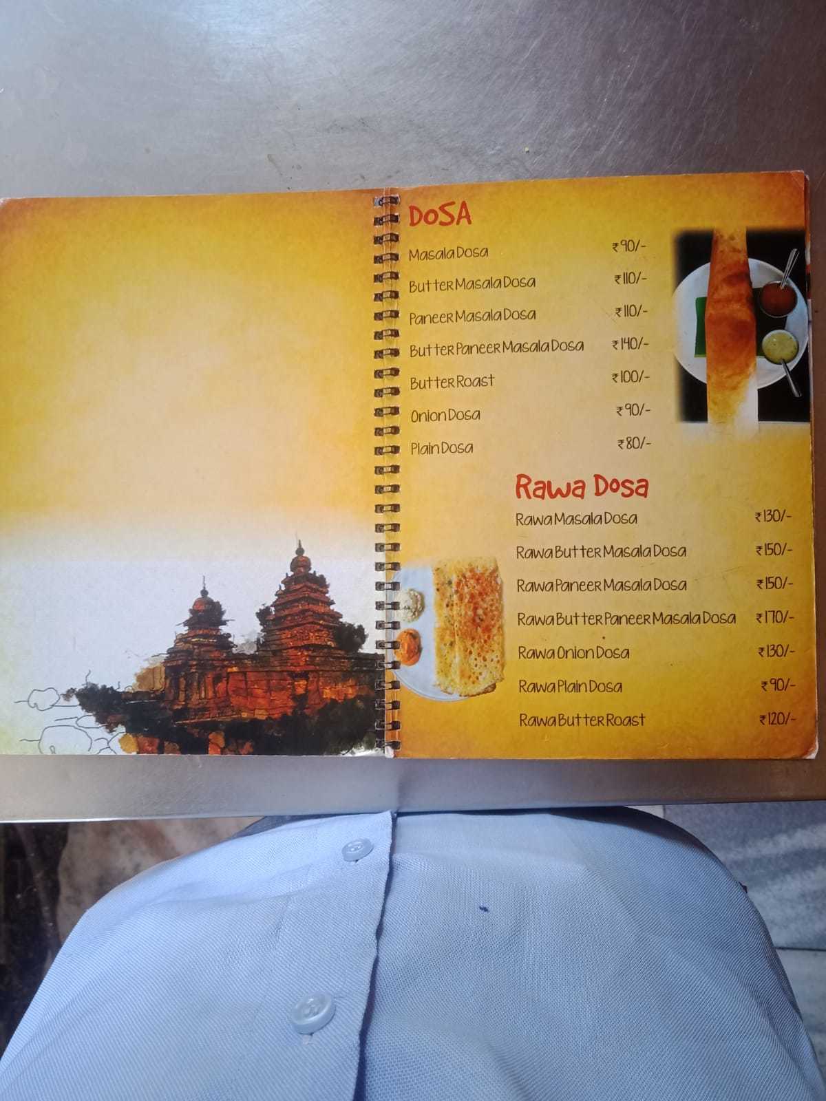 Menu at Madrasi Dosa Hut, Dehradun, BBlock