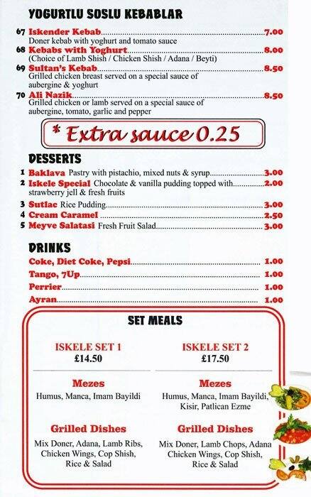 kenton kebab charcoal Iskele London, 89 Menu restaurant, at Rd Church