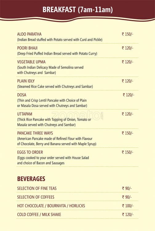 Sun and Moon Leonia Holistic Destination Menu Zomato