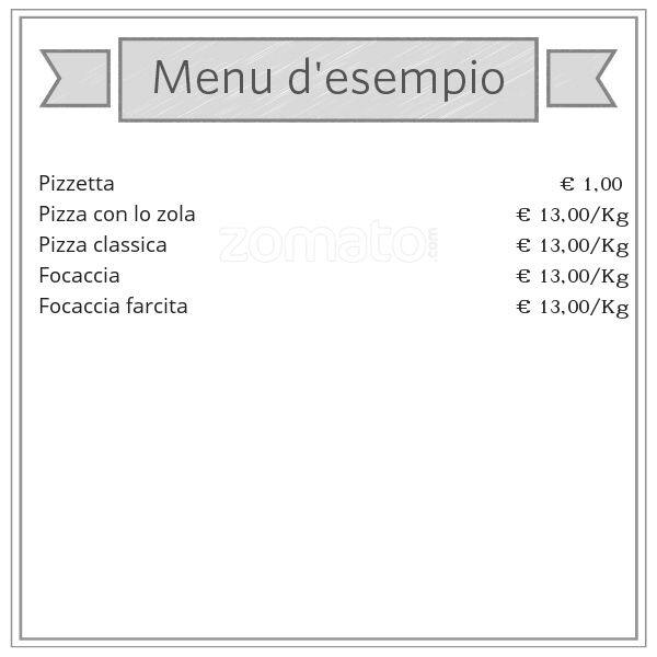 Menu di Epoca del pane 