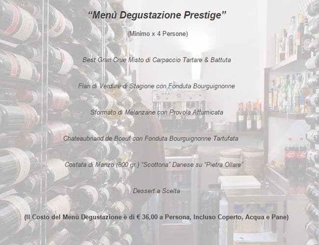 Menu di Il Belli 