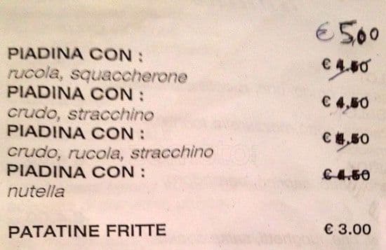 Menu di Pub Rebel 8 