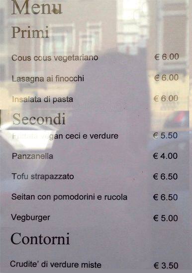 Menu di Uscio&Bottega 