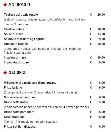 Menu di Pizzaioli Da Generazioni Srl 