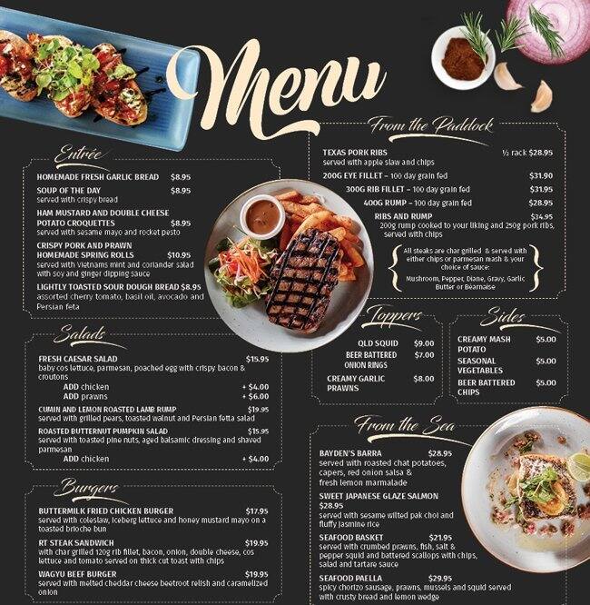 Runcorn Tavern Menu, Menu for Runcorn Tavern, Sunnybank Hills, Brisbane