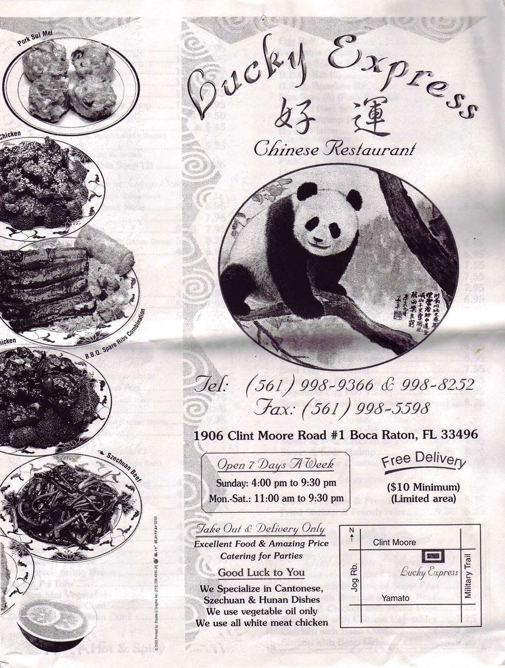 Carta de Lucky Express