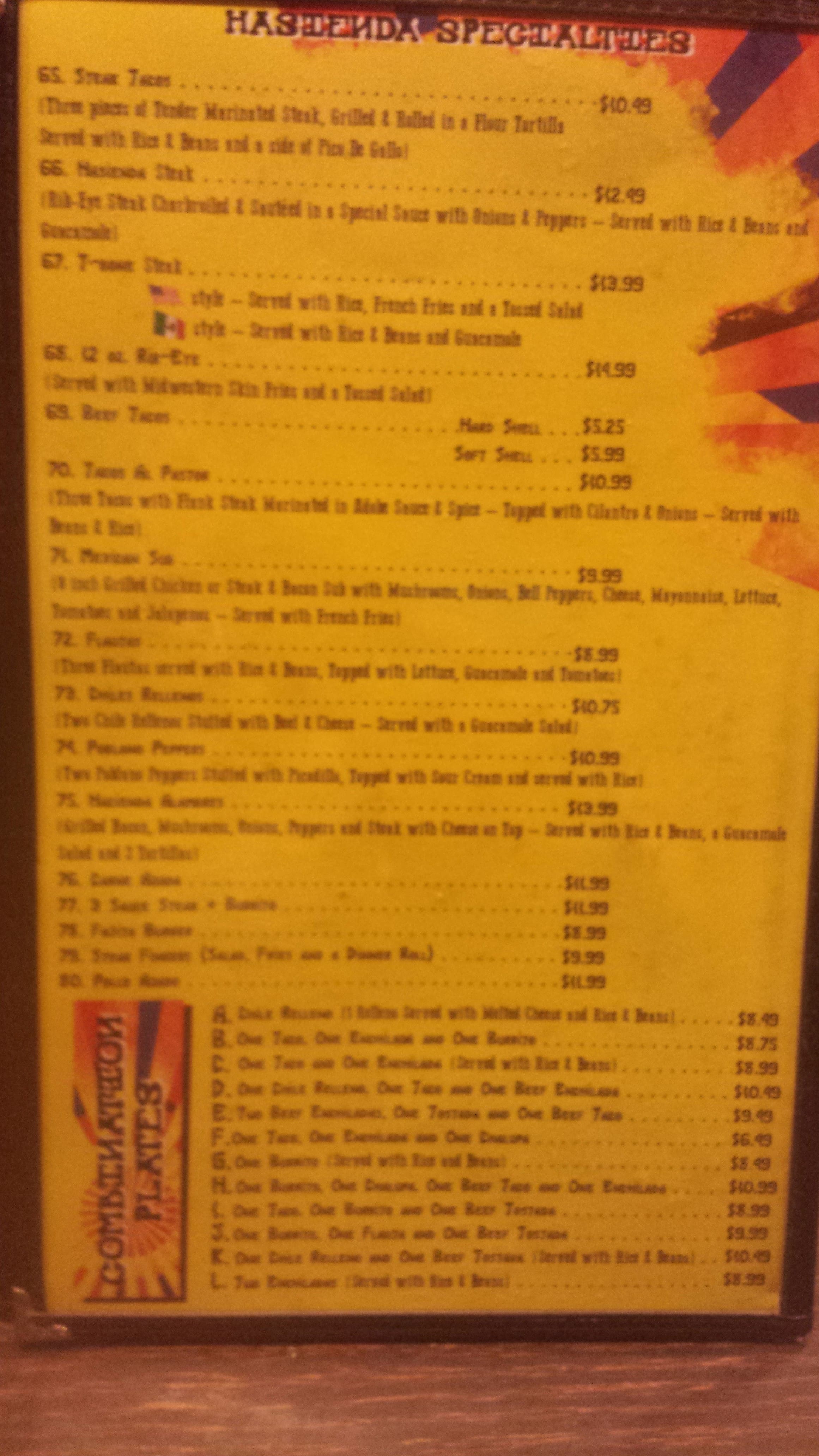 menu-at-hacienda-azul-pub-bar-dothan