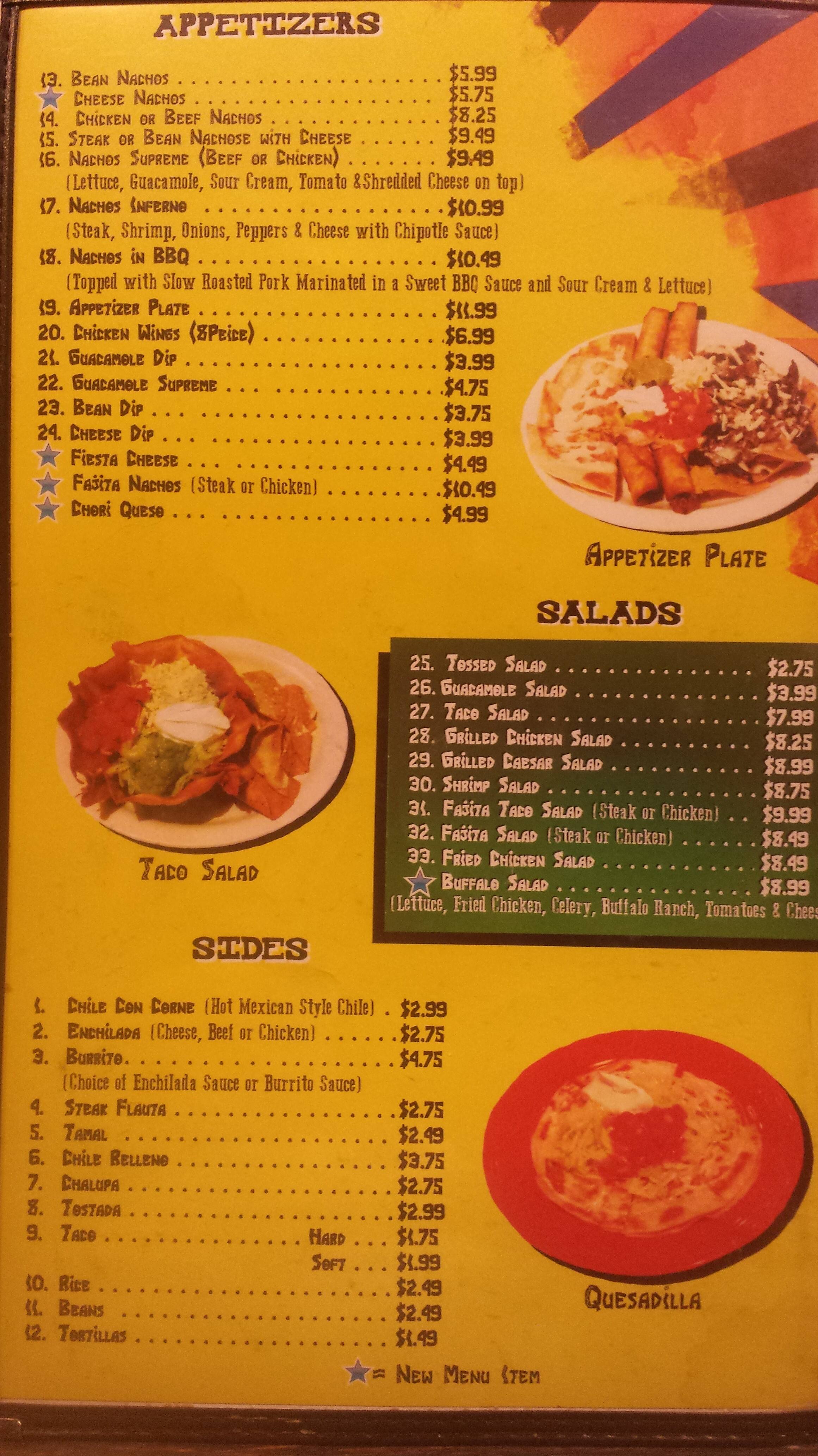 Menu At Hacienda Azul Pub Bar Dothan Menu At Hacienda Azul Pub Bar Dothan