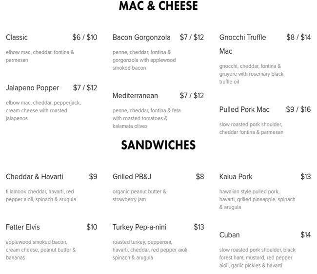 Melt Menu, Menu For Melt, Capitol Hill, Seattle - Urbanspoon Zomato