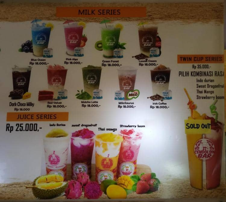 Cendol Sin Menu, Menu for Cendol Sin, Pondok Aren, Tangerang - Zomato ...