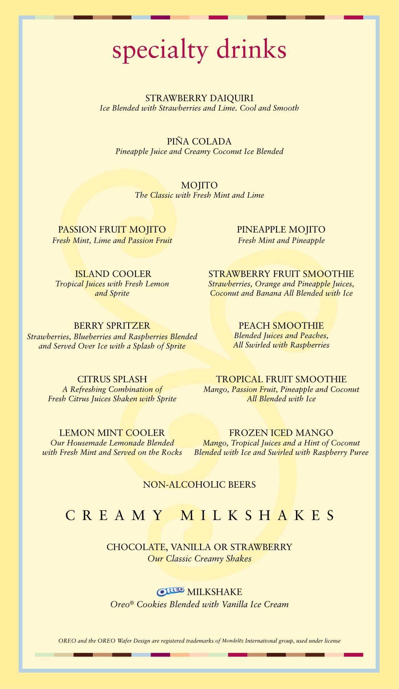 Prices For: Menu Prices For Cheesecake Factory