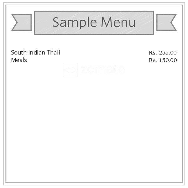 Hotel Raaj Bhaavan menu