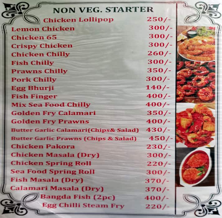 Menu at Mango Tree Bar & Restaurant, Arambol