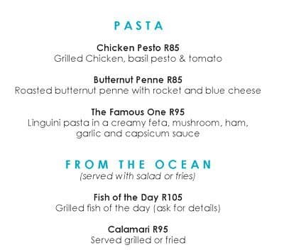 The G Kitchen (at the Glen Boutique Hotel & Spa) menu