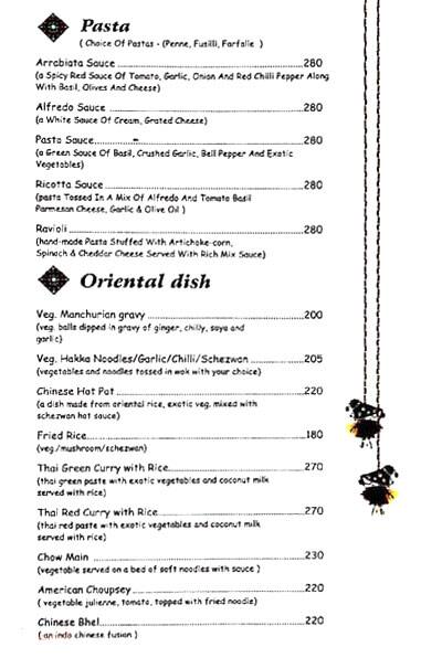 Bandhan Restaurant menu