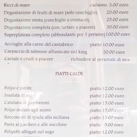 I Pesciolini Menu Menu For I Pesciolini Porta Romana Milano