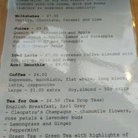 Tamarama Beach Cafe Menu Menu For Tamarama Beach Cafe Tamarama Sydney Tamarama Beach Cafe Menu Menu For Tamarama Beach Cafe Tamarama Sydney