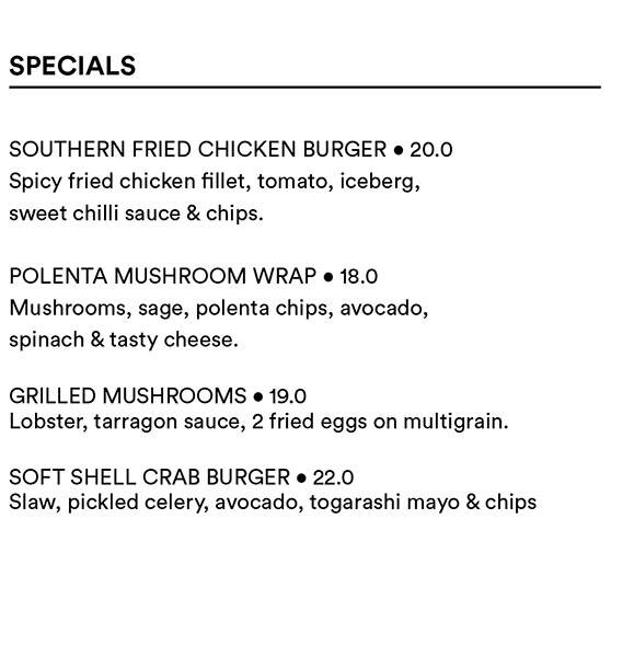 Menu at Golden Child Cafe, Glen Iris