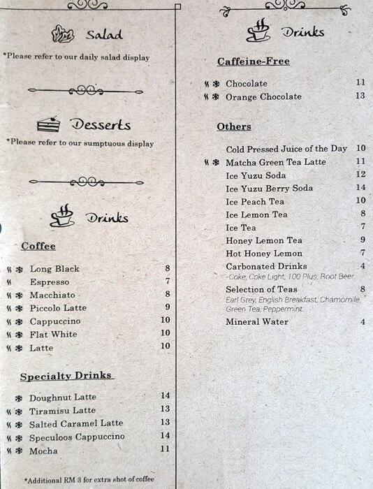 Le Petit Dottys Menu Menu Untuk Le Petit Dottys Kuala Lumpur City Center Kuala Lumpur