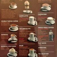 Kahve Dunyasi Menu Menu For Kahve Dunyasi Mayfair London