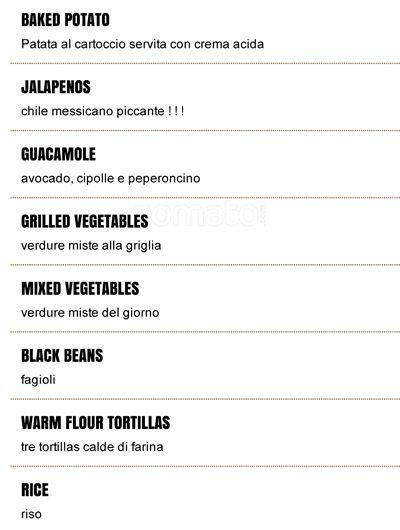 Menu di Cactus Juice 