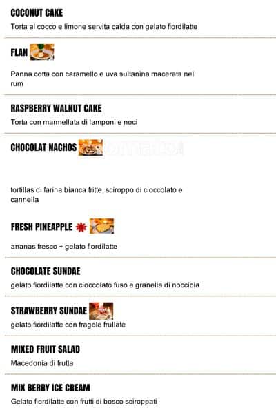 Menu di Cactus Juice 