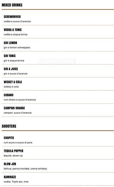 Menu di Cactus Juice 