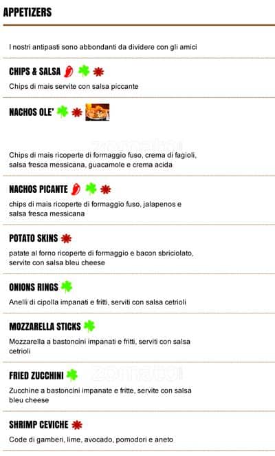 Menu di Cactus Juice 