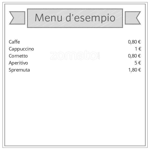 Menu di Il Chicco 