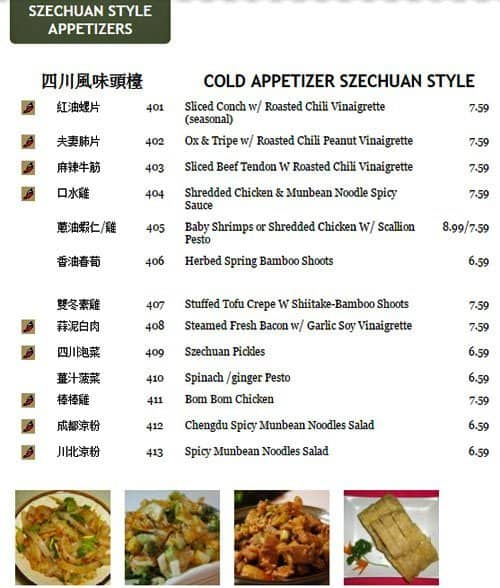 Local Asian Bistro Menu