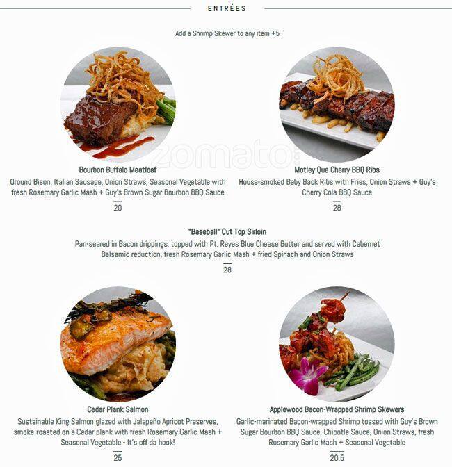 Carta de Johnny Garlic's