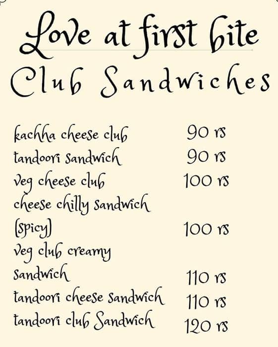 KAFFE-INN BY DELICIOUS NIGHT RASOI menu