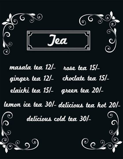 KAFFE-INN BY DELICIOUS NIGHT RASOI menu