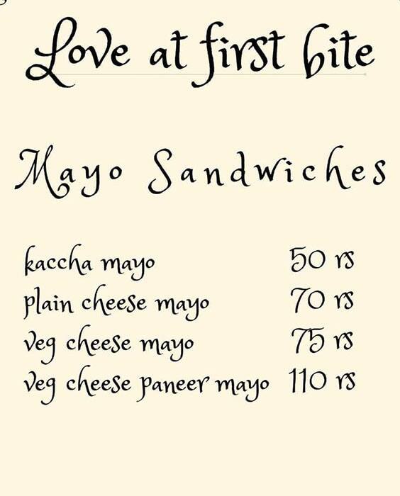 KAFFE-INN BY DELICIOUS NIGHT RASOI menu