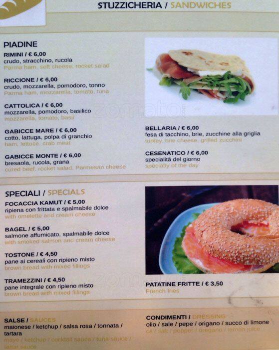 Menu di Ottolina Café 