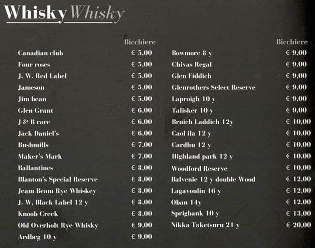 Menu di Straripa Bar Art & Friends Ristorante 