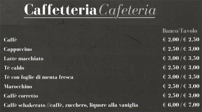 Menu di Straripa Bar Art & Friends Ristorante 