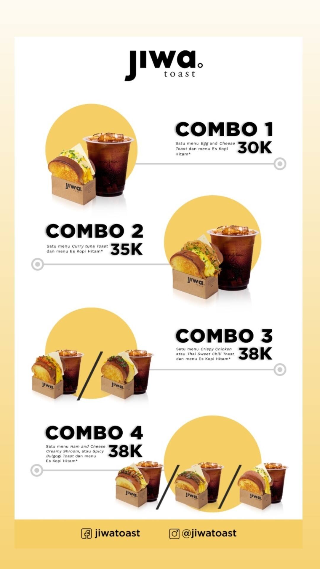 Jiwa Toast Menu Menu For Jiwa Toast Cipayung Jakarta